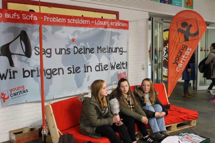 Das „Rote Sofa“ in der Gesamtschule Kierspe