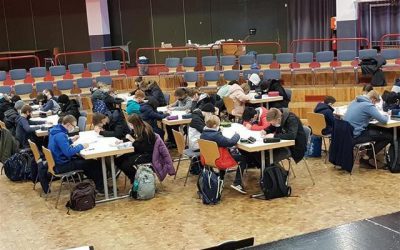 Schülerinnen und Schüler nahmen am Känguru-Wettbewerb teil